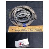 Various pipe clamps