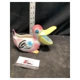 Ceramic pelican planter