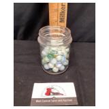 Jar of marbles