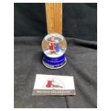 Polar express Santa snow globe