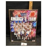 USA basketball Americaï¿½s team poster