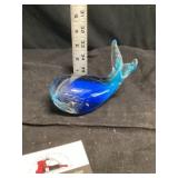 Blue whale paperweight
