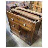 Commode approximately 29 x 16 by 28 tall