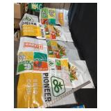 Pioneers garst advertising seed bags