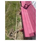 Approximately 16 foot Loudon barn  track rail a