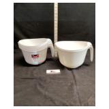 Mixing bowls for making soap