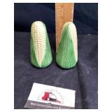 Corn salt and pepper shakers