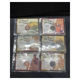 6 Coin Set - Birth of our Nation w/Large Replica