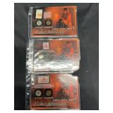 3 Native American Coin Set w/ Holder Damage