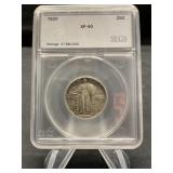 1920 Type 1 Standing Liberty Quarter