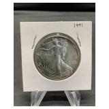 1991 American Silver Eagle