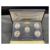 2004 5 Coin Park Set Quarters