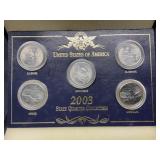 2003 5 Coin Park Set Quarters
