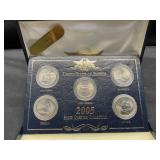2005 5 Coin Park Set Quarters