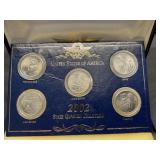 2002 5 Coin Park Set Quarters