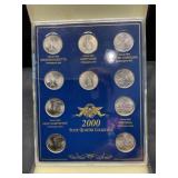 2000 State Quarter Set - 10 Coins