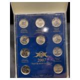 2007 State Quarter Set - 10 Coins