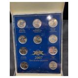 2007 State Quarter Set - 10 Coins