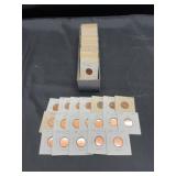 102 Carded Lincoln Pennies