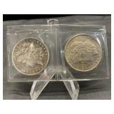 2 Morgan $1   1886-O & 1891