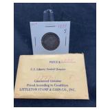 1877-S Seated Liberty Quarter