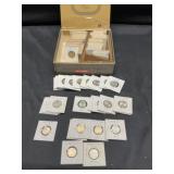 Box of 73 Nickels & 61 Dimes