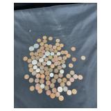 Baby Food Jar Canada Coins - Mostly Cents