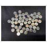 Group of 48 1943 Steel Pennies