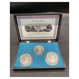 Three Morgan $1
