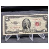 1953-A $2 Red Seal Star