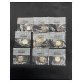 7 Nickels  & 1906 Indian 1 Cent & 1995-D Dime