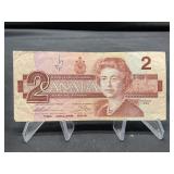 1986 Canada $2 Bill