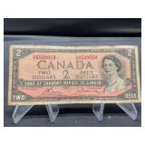 1954 Canada $2 Bill