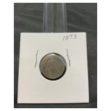 1873 Seated Liberty Dime