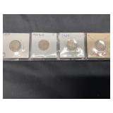 Sheet of 4 Early Buffalo Nickels