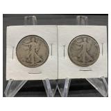 1917& 1918 Walking Liberty Half