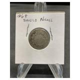 1868 Shield Nickel