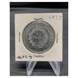 1977 France Silver 50 Francs .8632 oz Silver