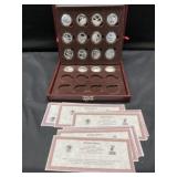 16 1oz Silver Medals