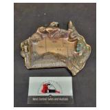 Australia copper souvenir tray