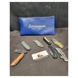 Moneybag of pocket knives