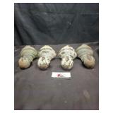 Cast iron claw feet