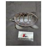 Wood carved turtle