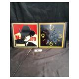 Marlboro light up wall clock