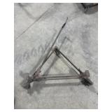 Vintage triangle automotive jack