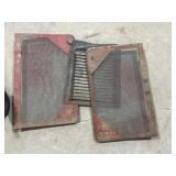Tractor radiator screens