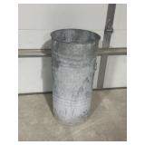 Large galvanized tub