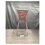Primitive metal plant stand
