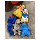 Tote of vintage animals