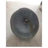 Galvanized funnel